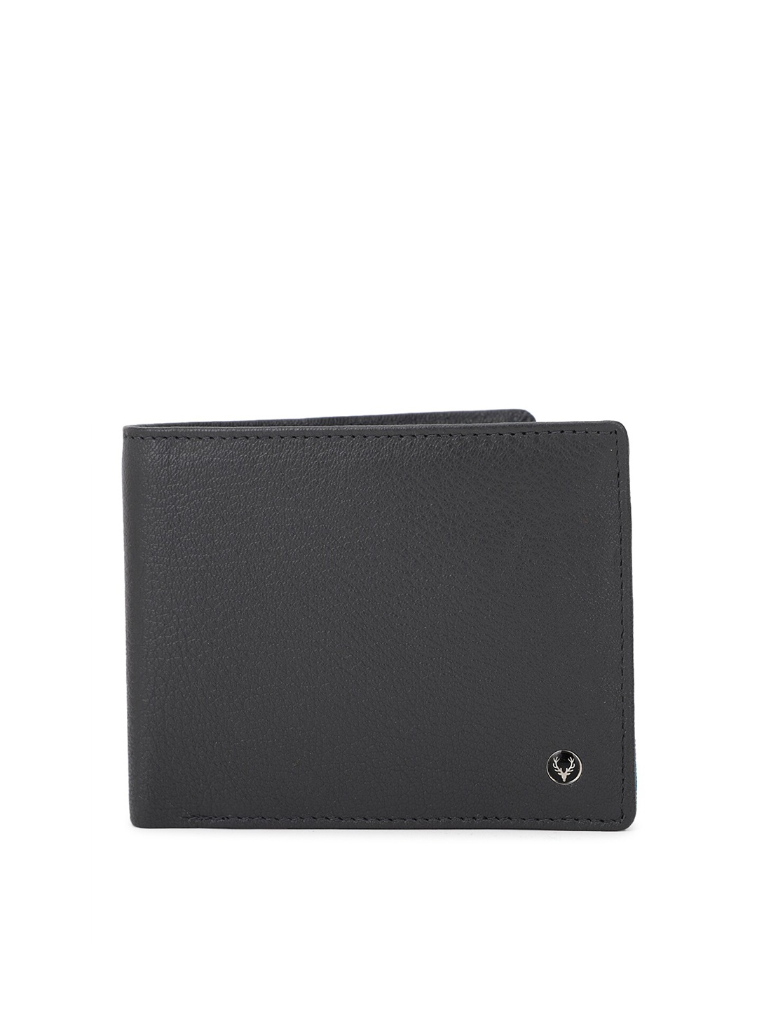 

Allen Solly Men Black Leather Two Fold Wallet