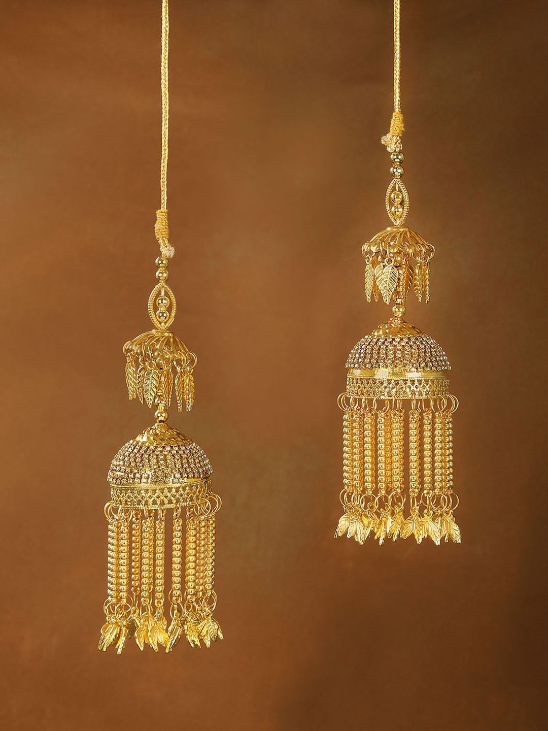 

AccessHer Set of 2 Gold-Toned Layered Kaleeras