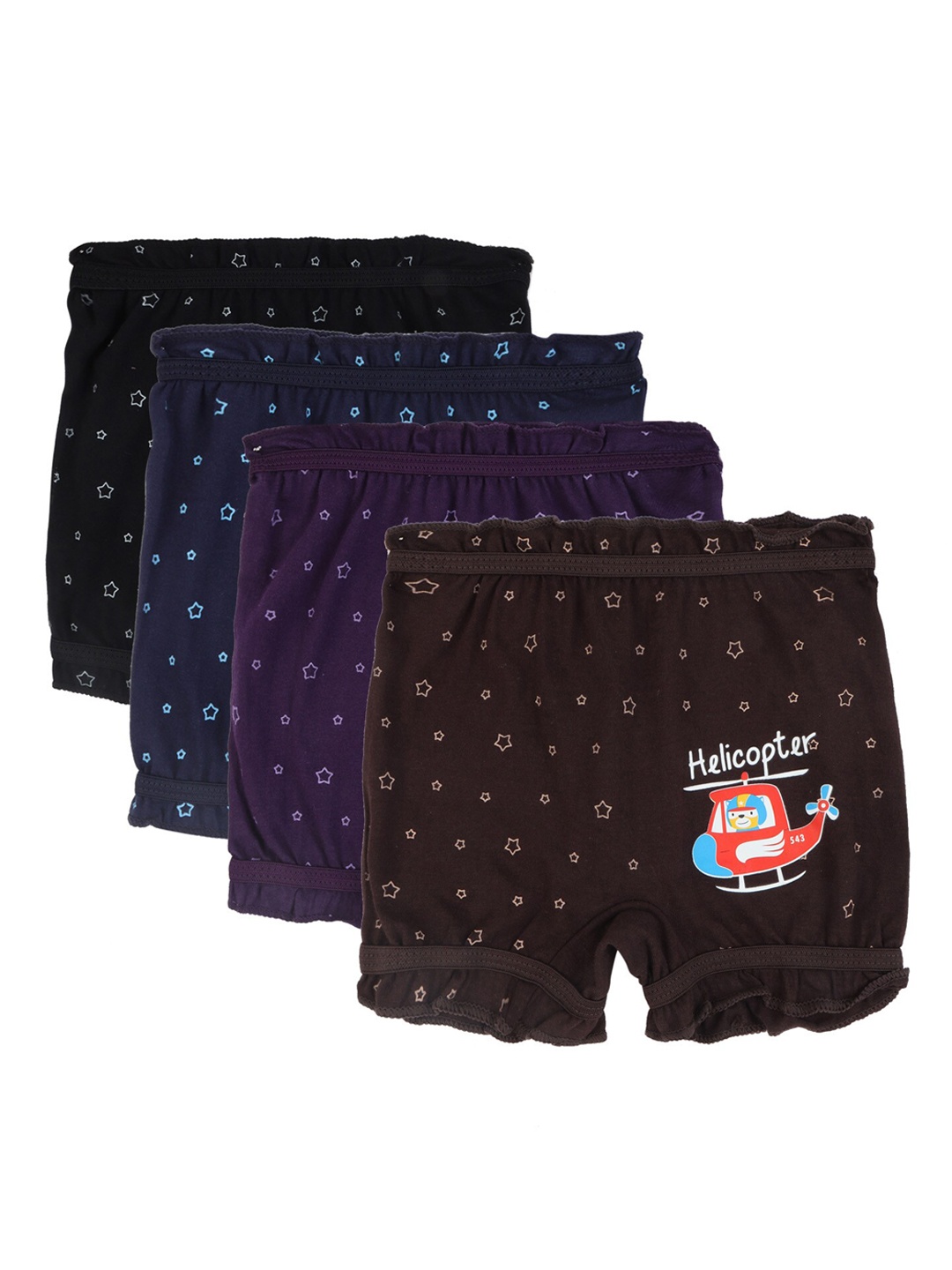 

DYCA Kids Pack Of 6 Assorted Printed Briefs