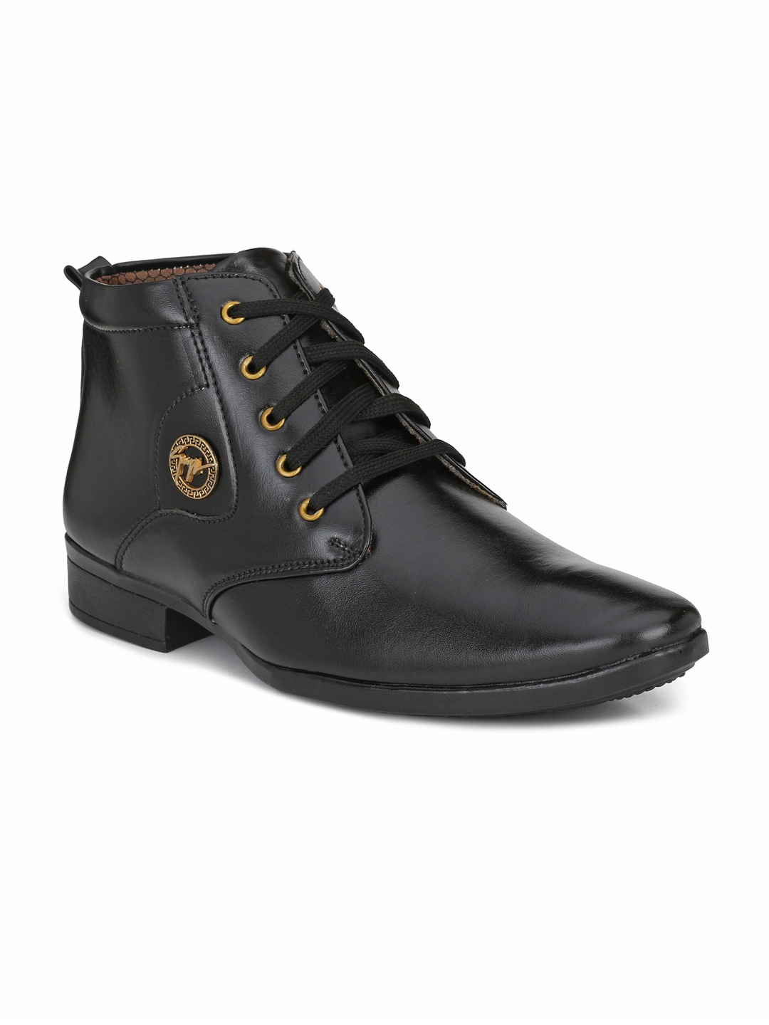 

Hundo P Men Black Solis Formal Boots