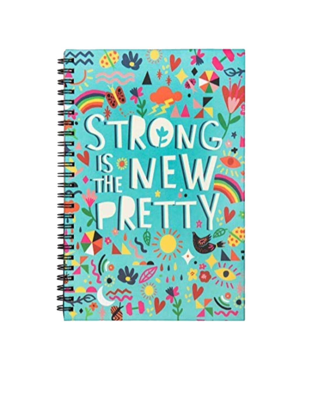 

Chumbak Green Strong Is The New Pretty Printed Spiral Note book
