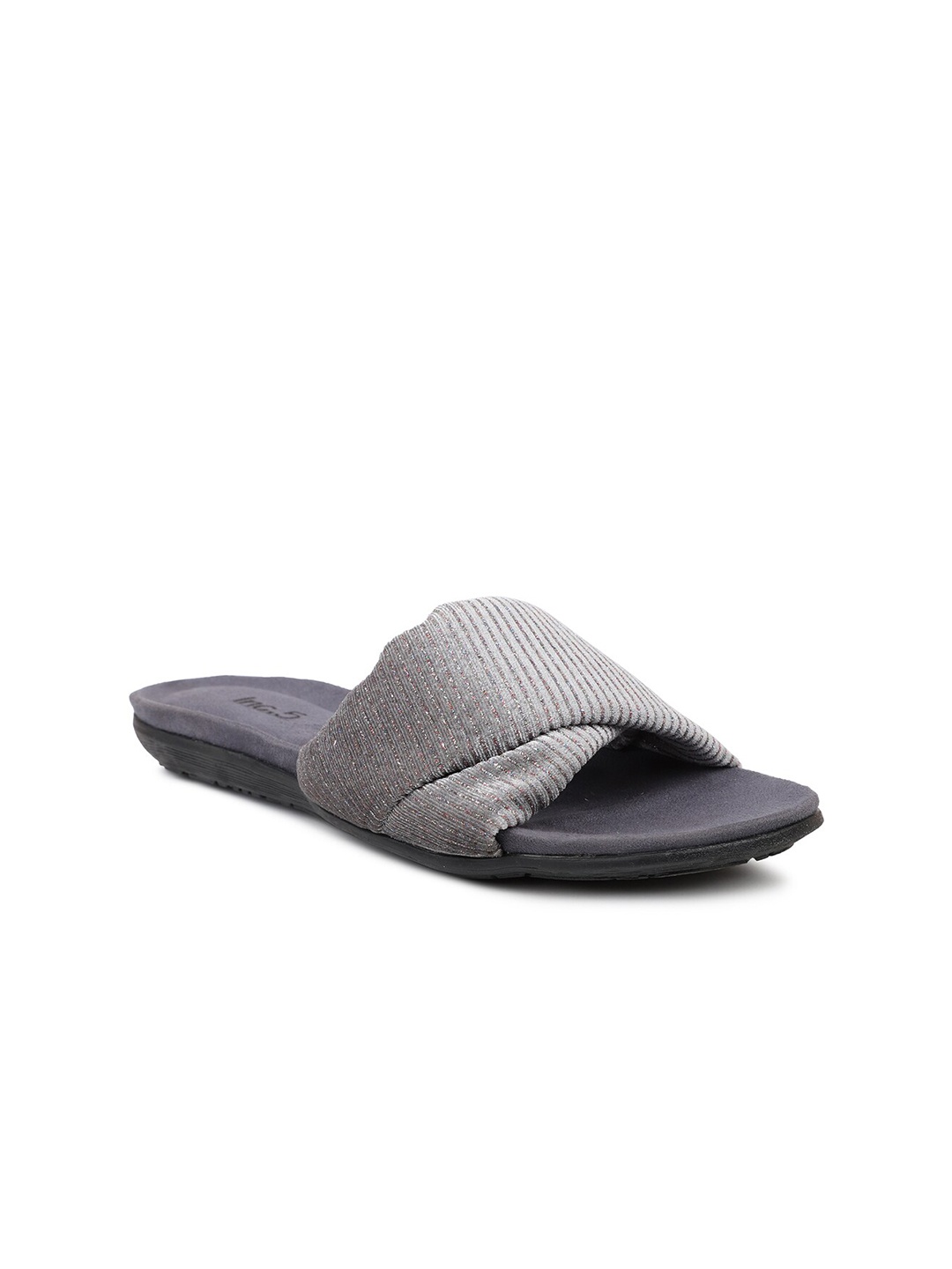 

Inc 5 Women Grey Open Toe Flats
