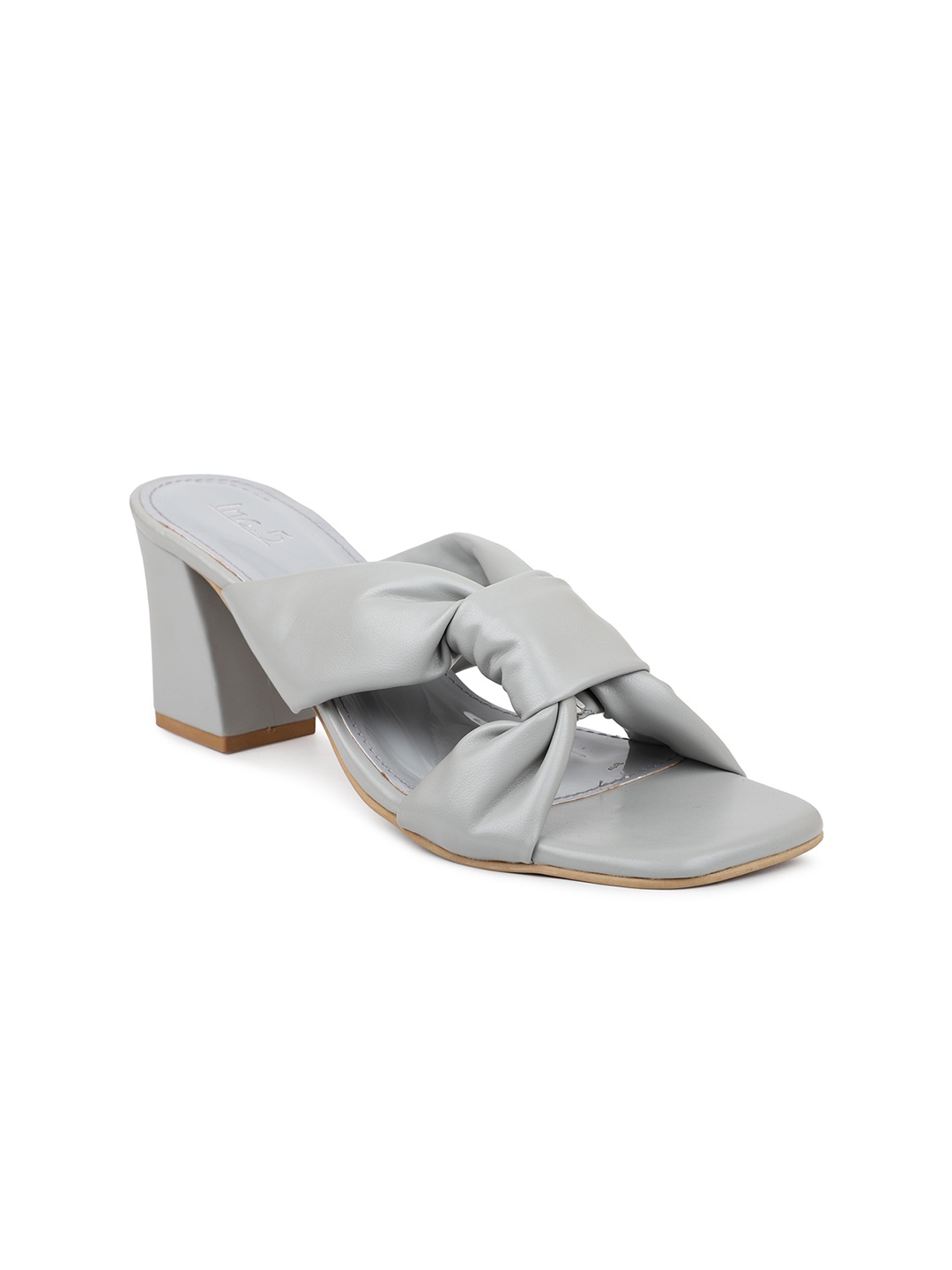 

Inc 5 Grey Block Sandals