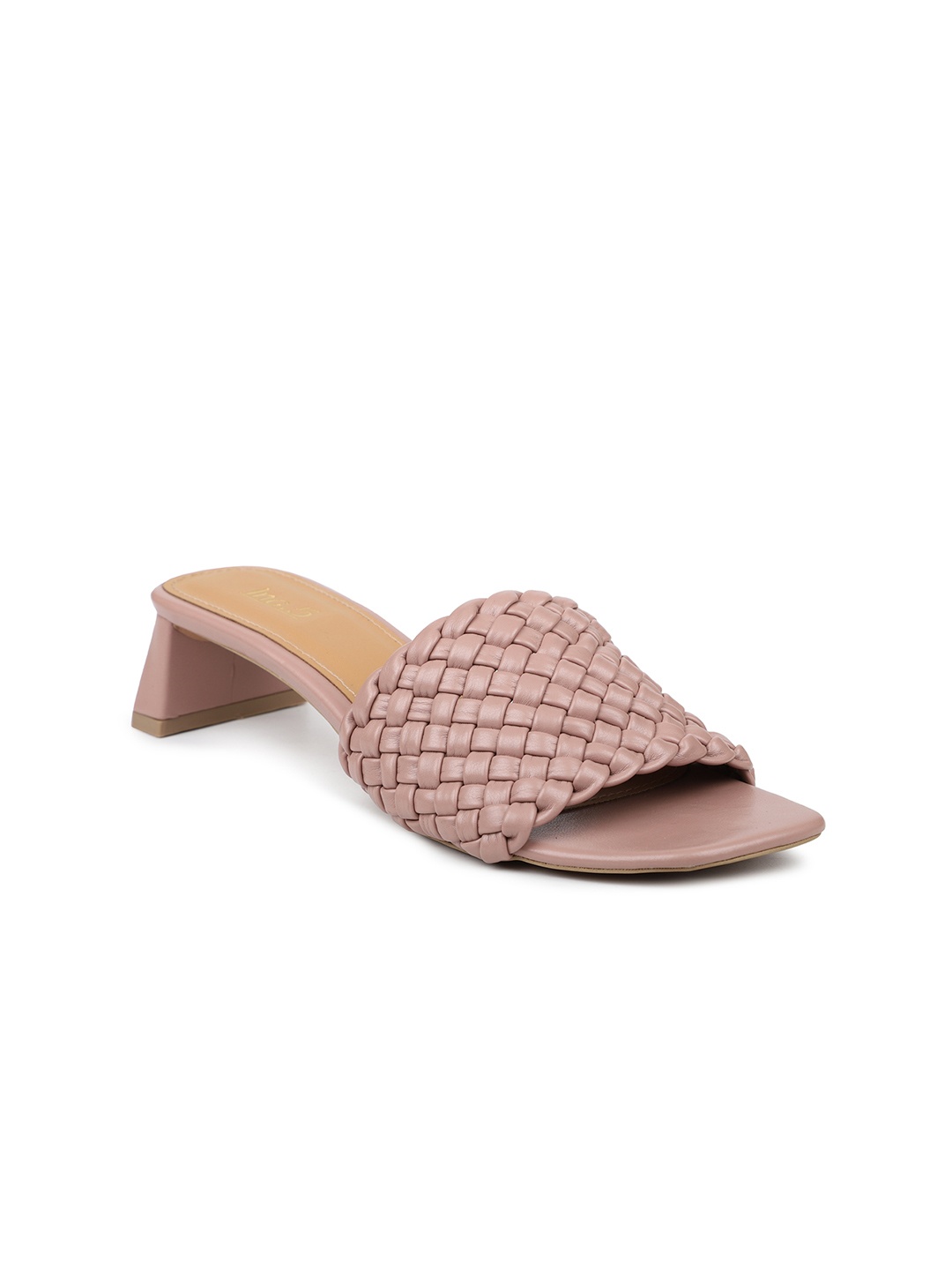 

Inc 5 Women Peach-Coloured Block Sandals