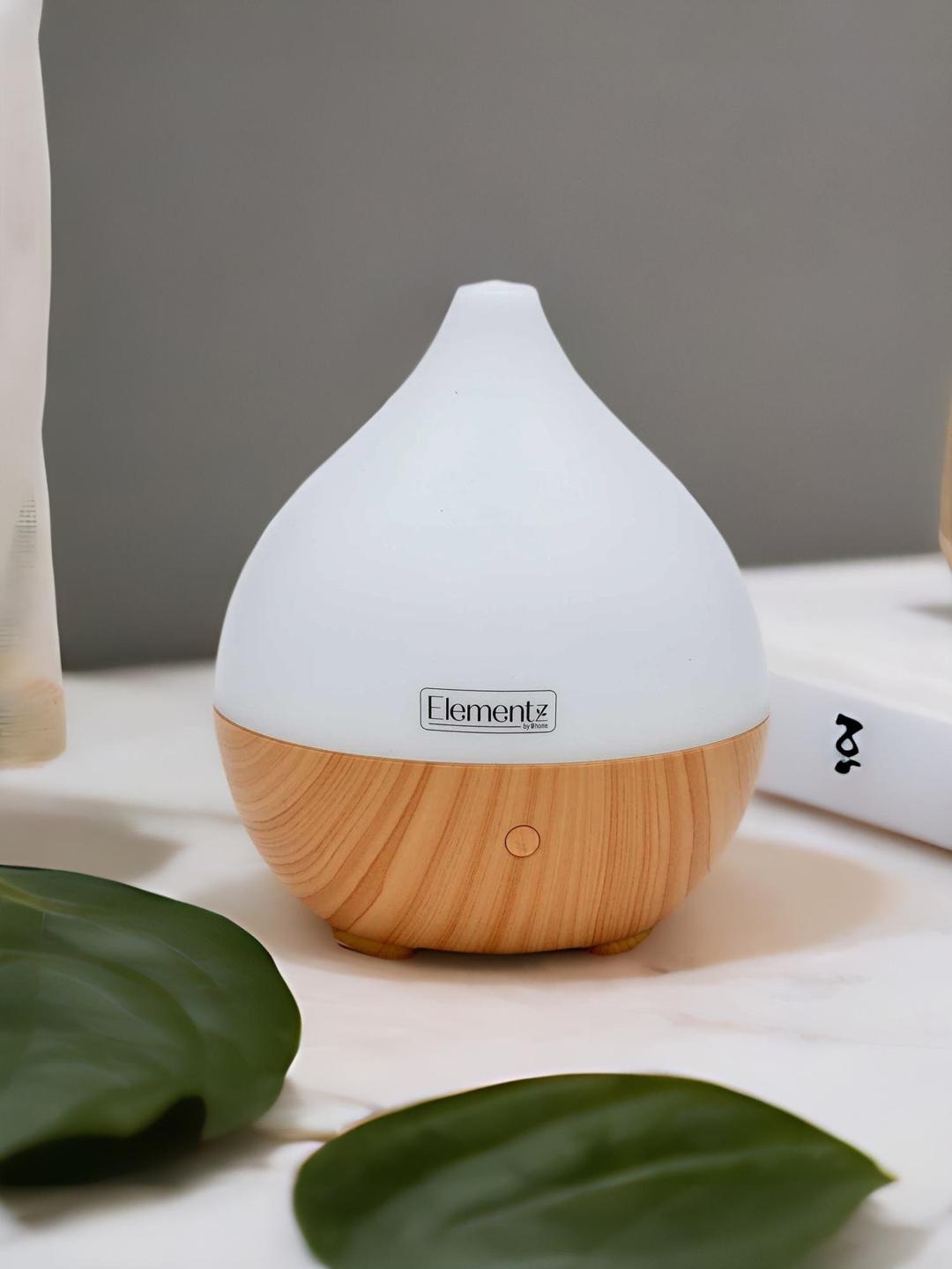 

Athome by Nilkamal Brown & White Electric Aroma Coconut Shaped Humidifier