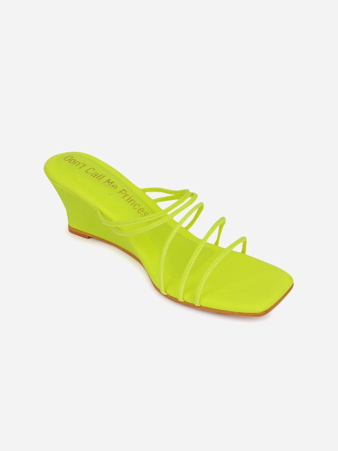 

Don't Call Me Princess Women Green Work Wedge Heels