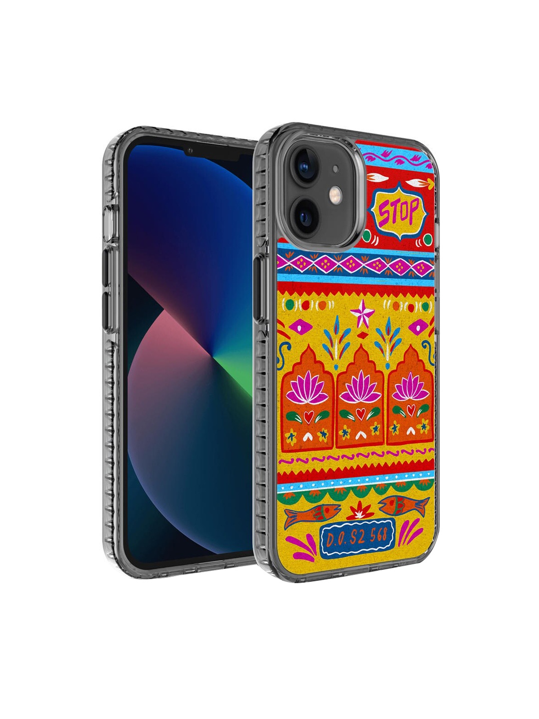 

DailyObjects Multi-Colored Printed IPhone 12 Mini Back Case Accessories