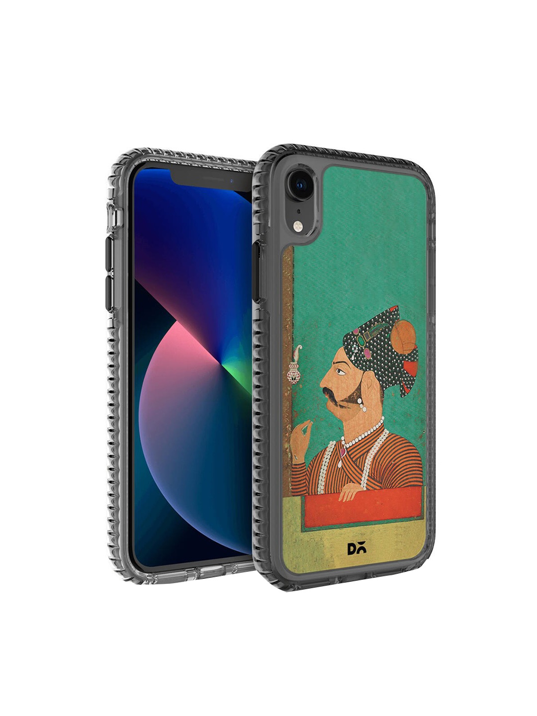 

DailyObjects Green & Red Rajput Facial Hair Stride iPhone XR Back Case