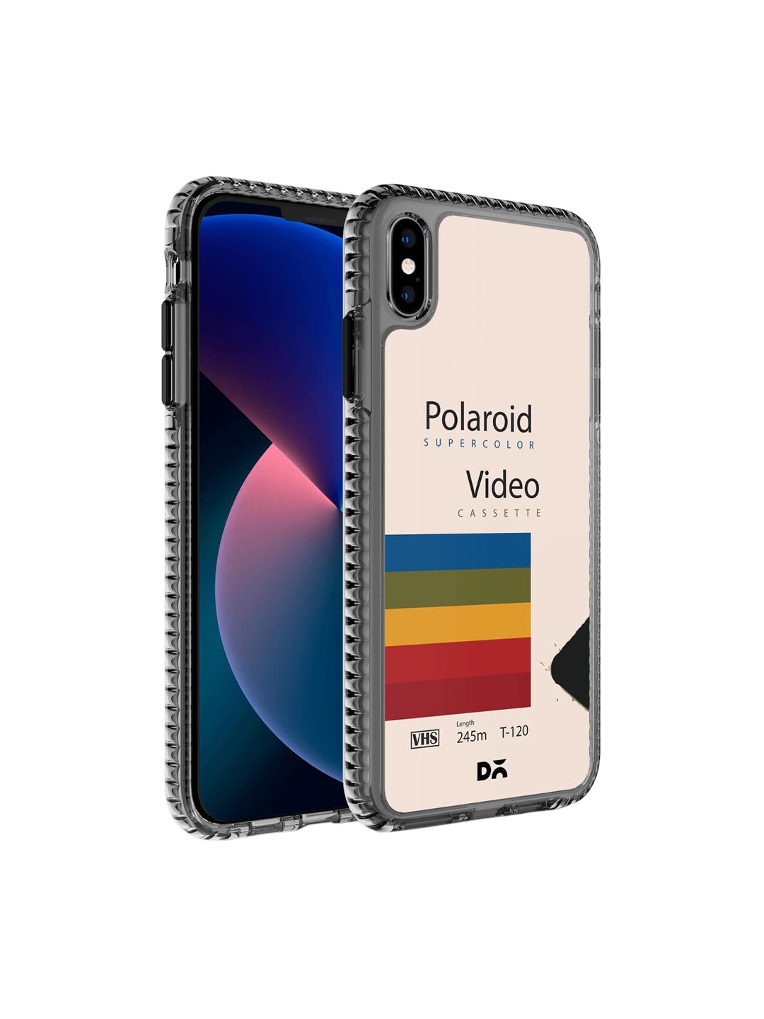 

DailyObjects Adults Multi-Coloured Printed Polaroid VHS iPhone XS Max Phone Case