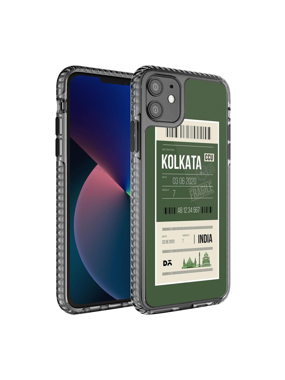 

DailyObjects Transparent & Olive Printed 2.0 iPhone 11 Phone Case