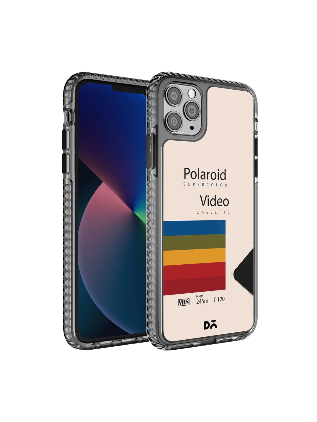 

DailyObjects Multicolor Polaroid VHS Stride iPhone 11 Pro Max Back Case, Multi