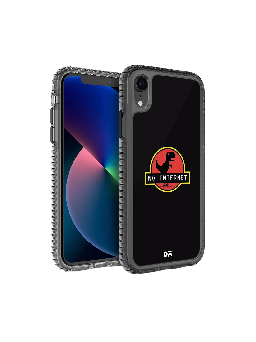 

DailyObjects Black & Pink No Internet Stride iPhone XR Back Case