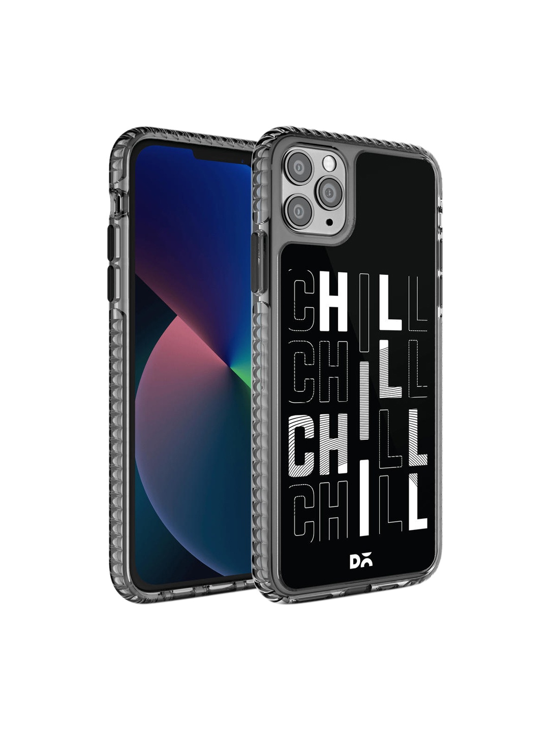 

DailyObjects Black & white Printed Lets Chill iPhone 11 Pro Max Phone Case