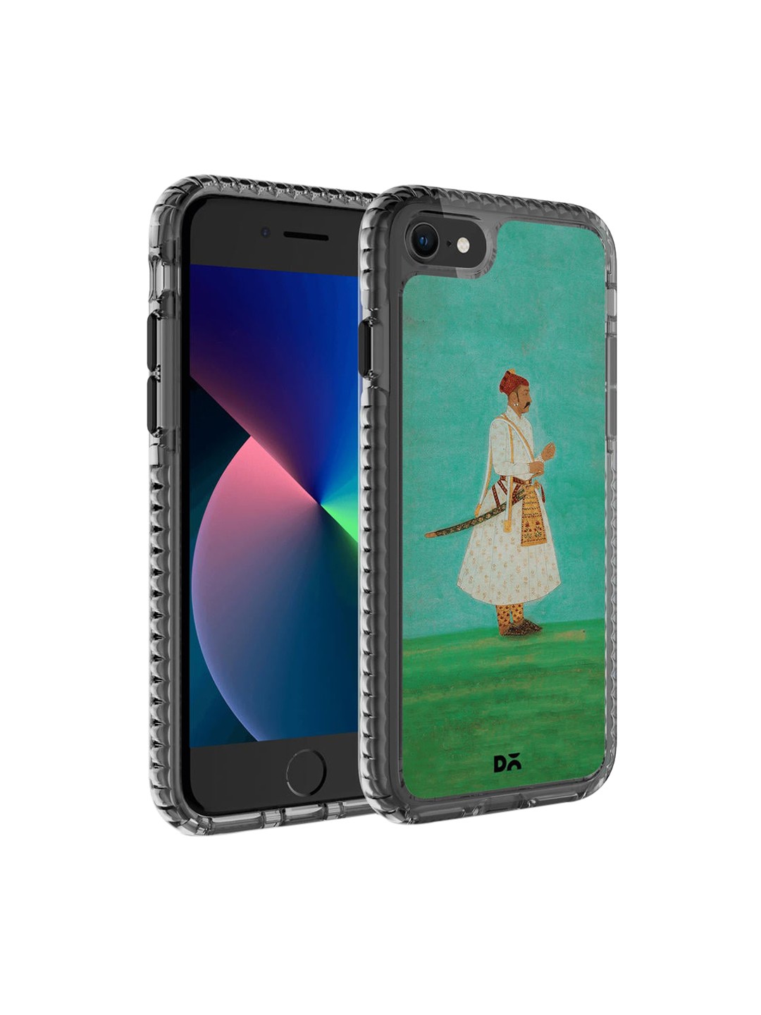 

DailyObjects Transparent & Green Printed Stride 2.0 Case Cover For iPhone 7