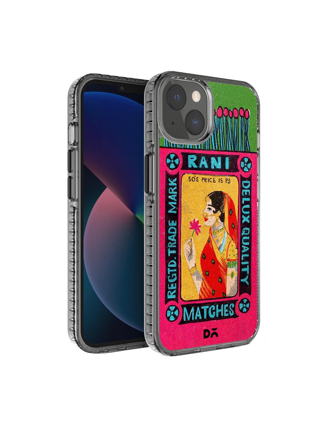 

DailyObjects Multi-Coloured Printed Rani Matchbox iPhone 13 Mini Phone Case