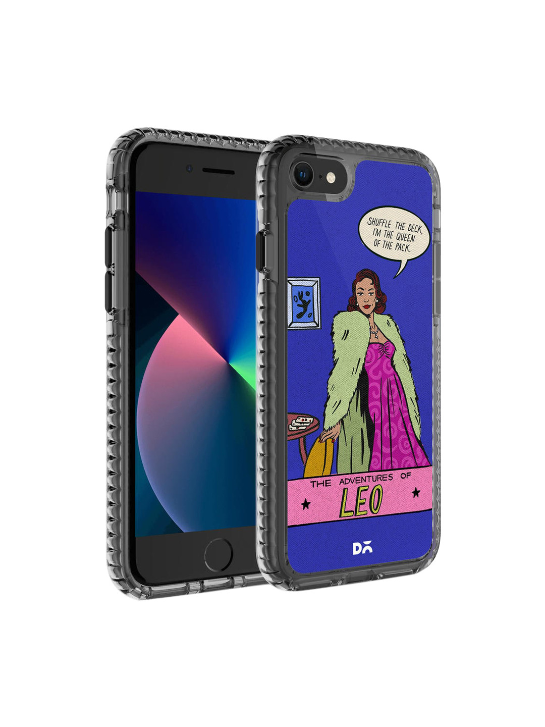 

DailyObjects Blue & Pink Leo Stride 2.0 iPhone SE 2020 Back Case