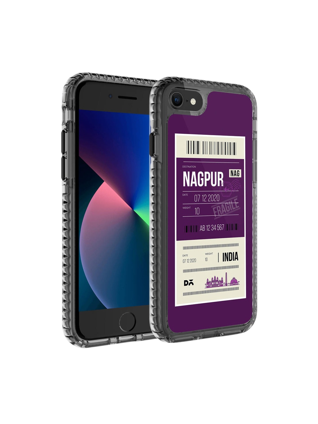 

DailyObjects Nagpur City Tag Stride 2.0 iPhone 8 Phone Case, Purple