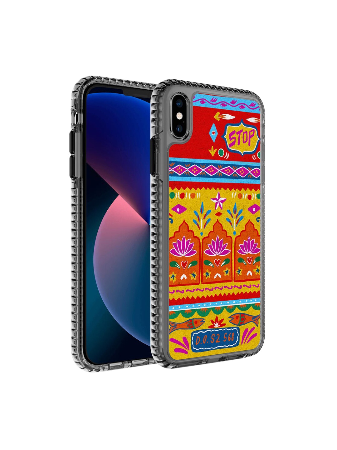 

DailyObjects Rangeen Artist Truckback Stride 2.0 iPhone XS Max Phone Case, Grey
