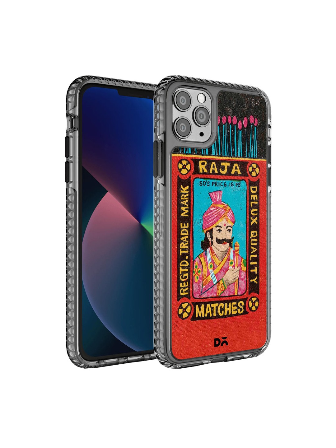 

DailyObjects Transparent & Red Printed Stride 2.0 Case Cover For iPhone 11 Pro Max