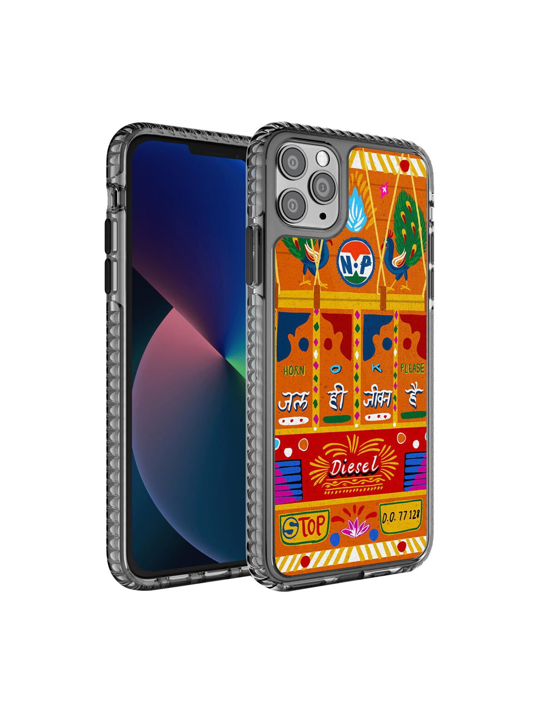 

DailyObjects Yellow Jal Jeevan Truckback Printed iPhone 11 Pro Back Case, Multi