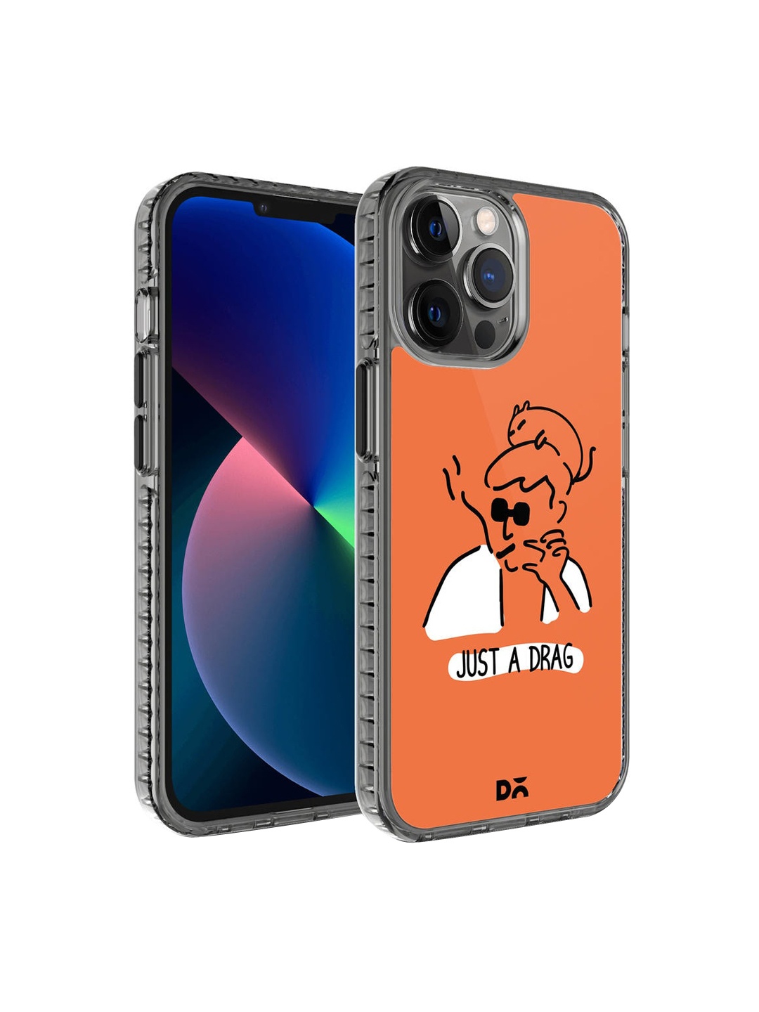 

DailyObjects Orange Printed Just A Drag Stride 2.0 iPhone 12 Pro Phone Case