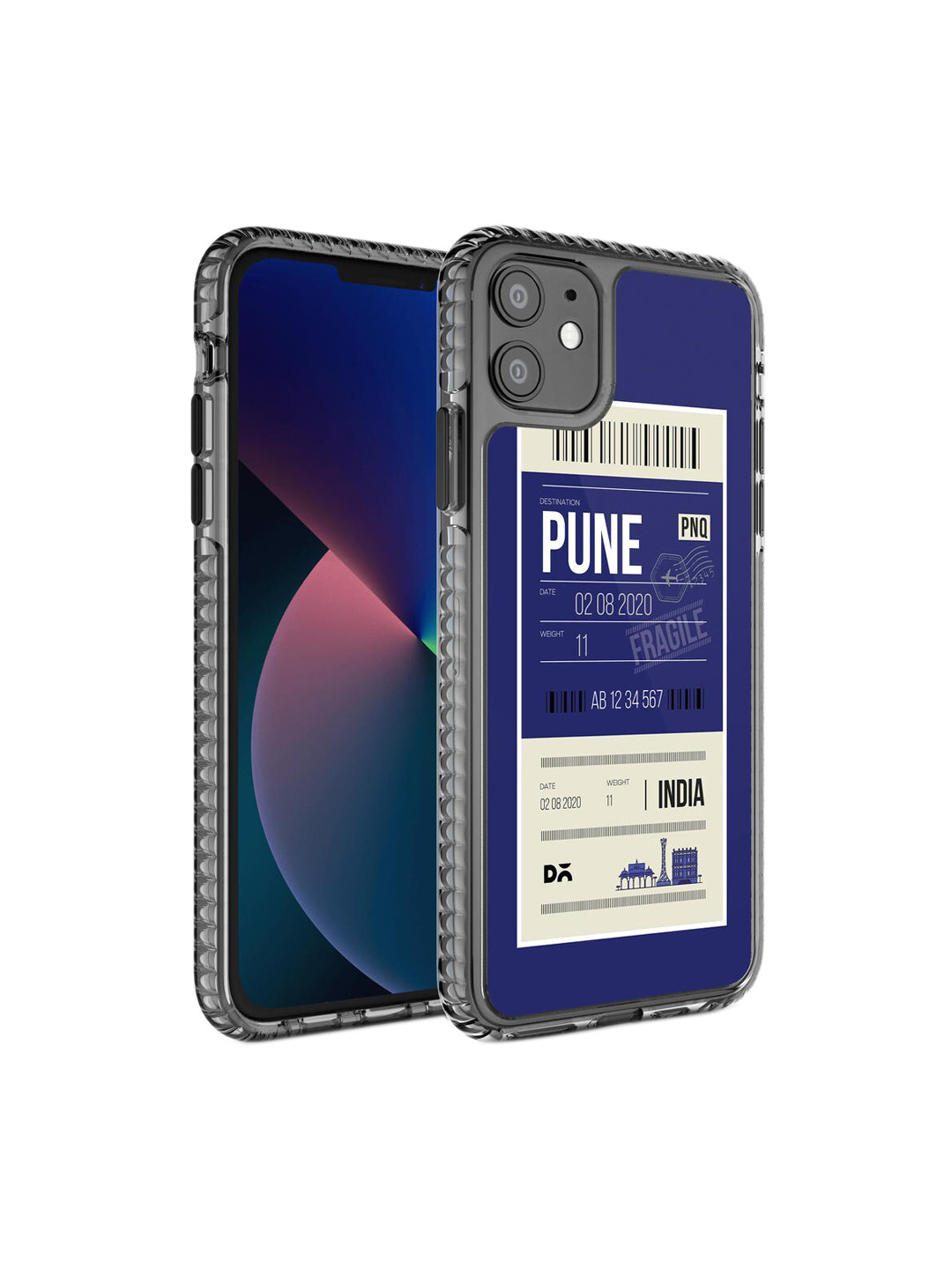 

DailyObjects Blue & White Pune City iPhone 11 Back Case