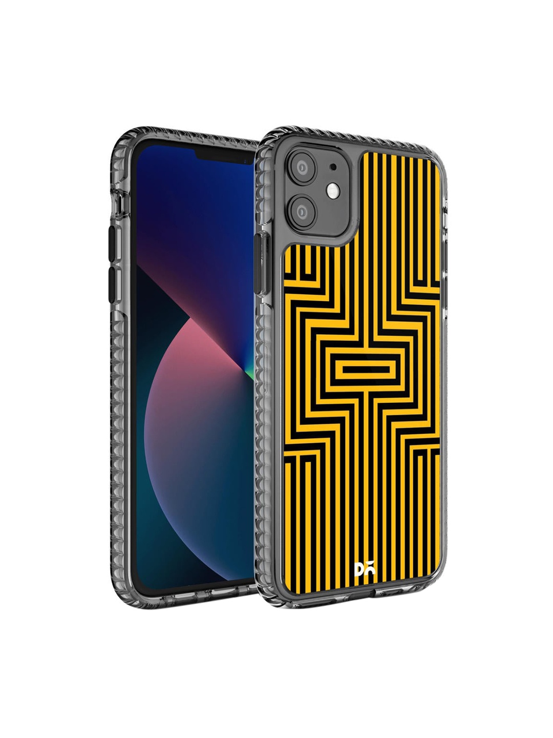 

DailyObjects Maze Ochre Stride 2.0 iPhone 11 Phone Case, Multi