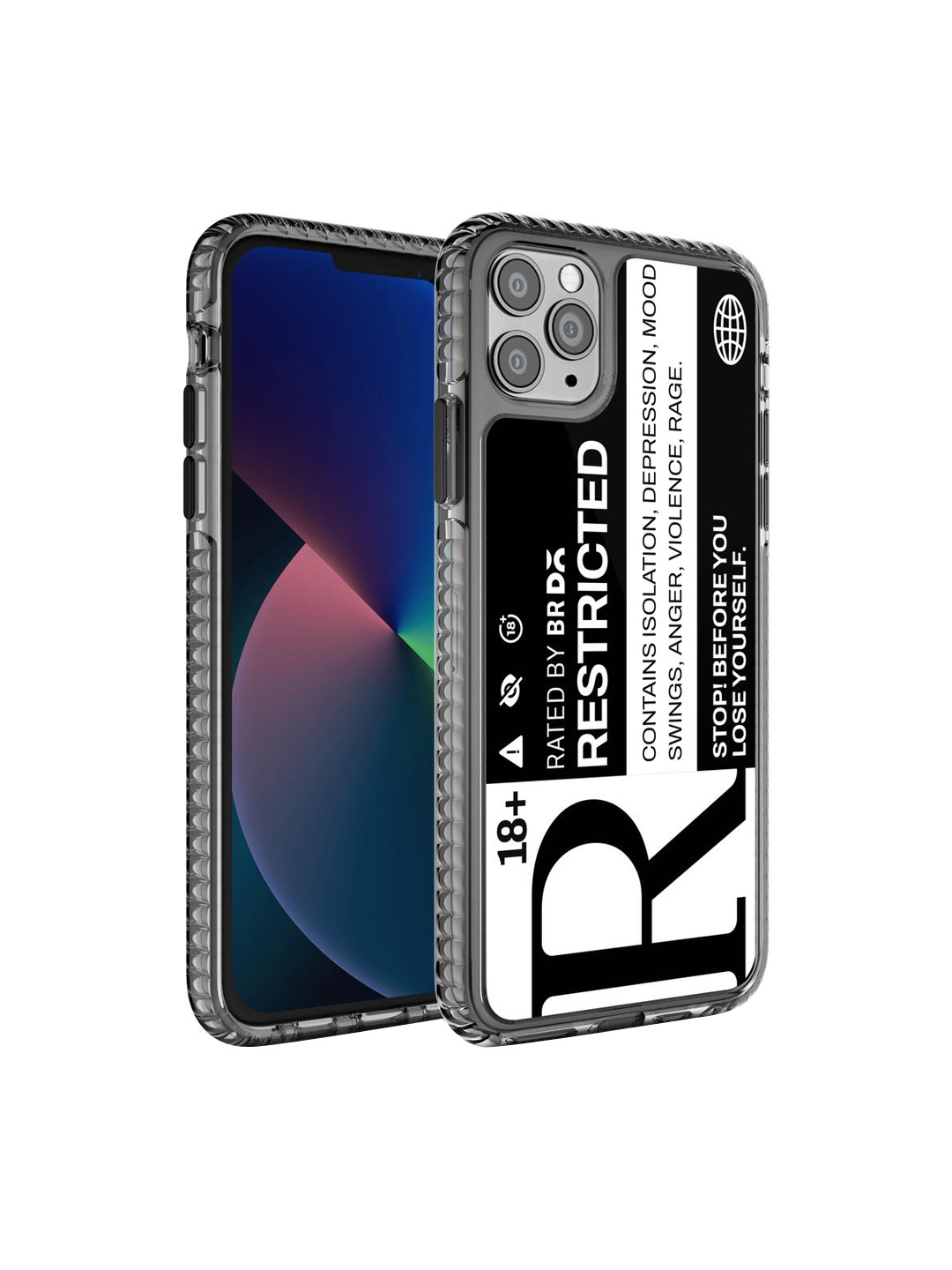 

DailyObjects Black & White Restricted iPhone 11 Pro Back Case