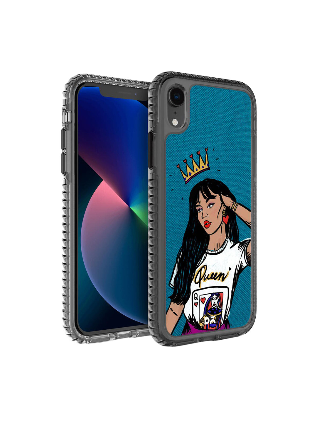

DailyObjects Blue & White Queen Babe iPhone XR Back Case