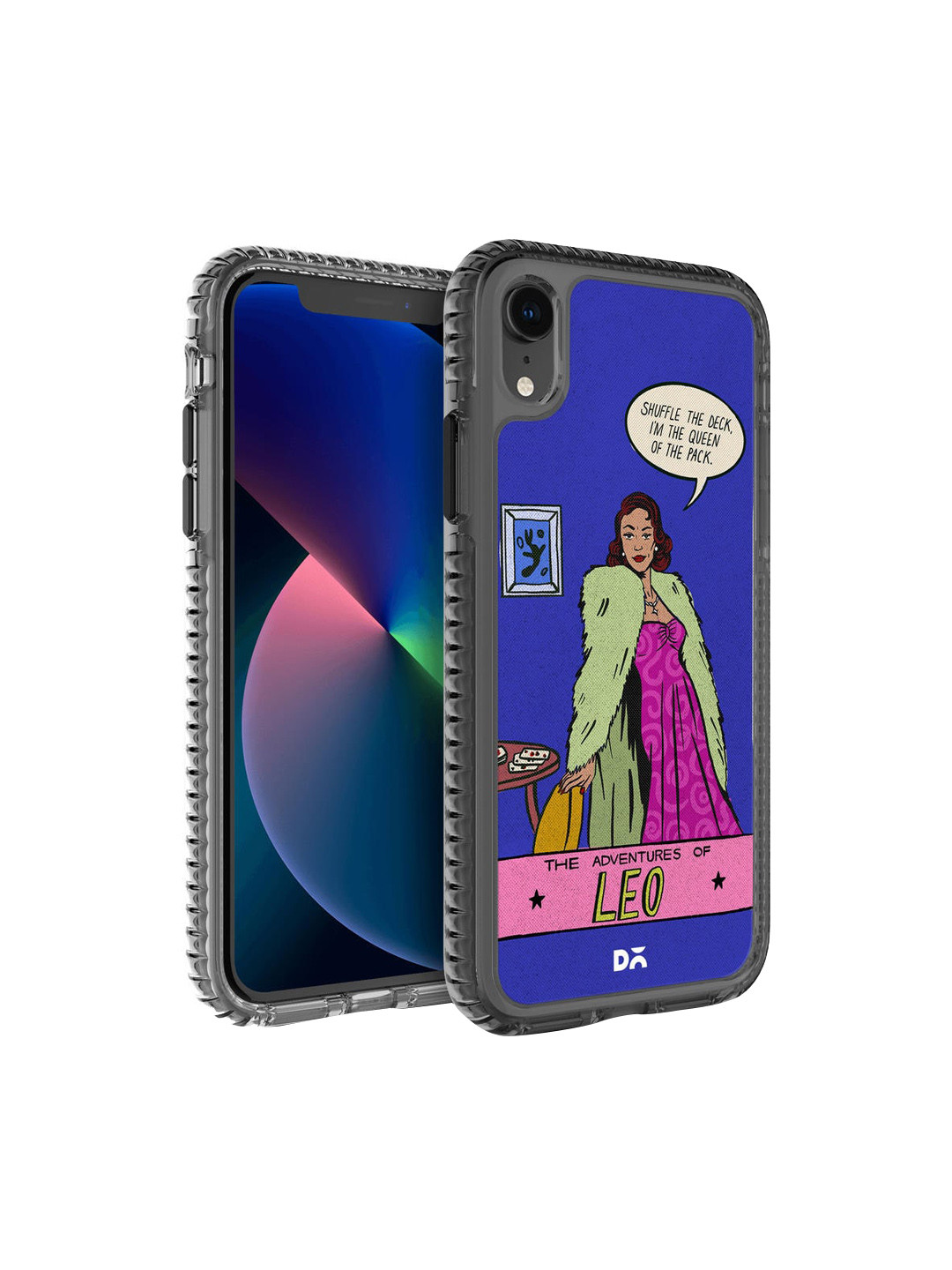 

DailyObjects Multicolor Leo iPhone XR Back Case, Blue