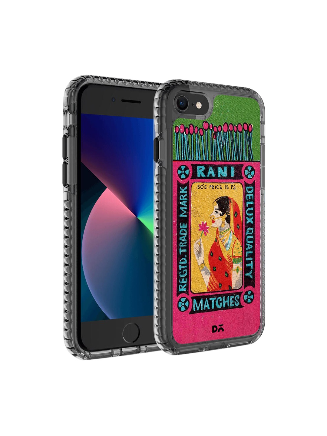

DailyObjects Multicolored Printed iPhone SE 2020 Back Case, Multi