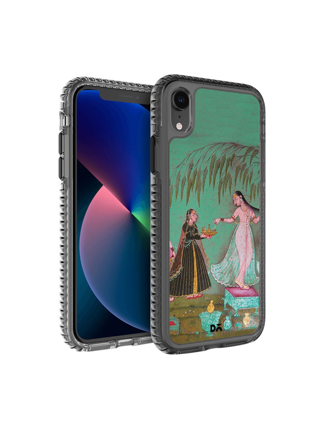 

DailyObjects Green & Pink Maids With Offerings iPhone XR Back Case