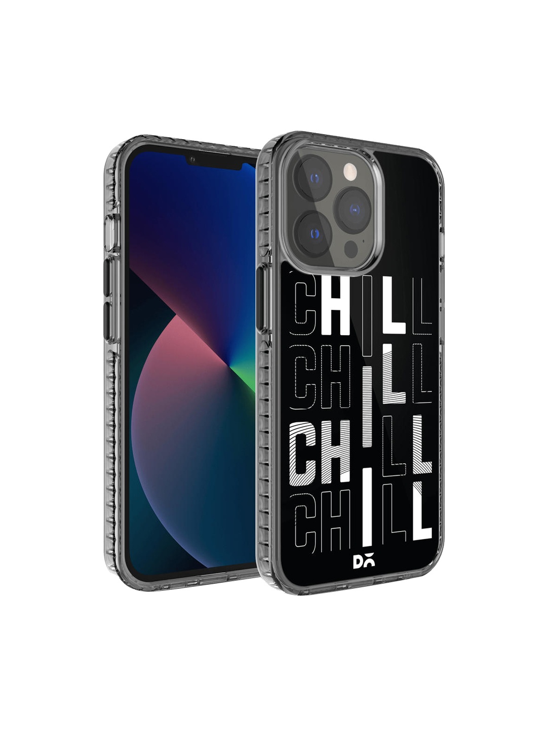 

DailyObjects Black & White Lets Chill iPhone 13 Pro Max Back Case