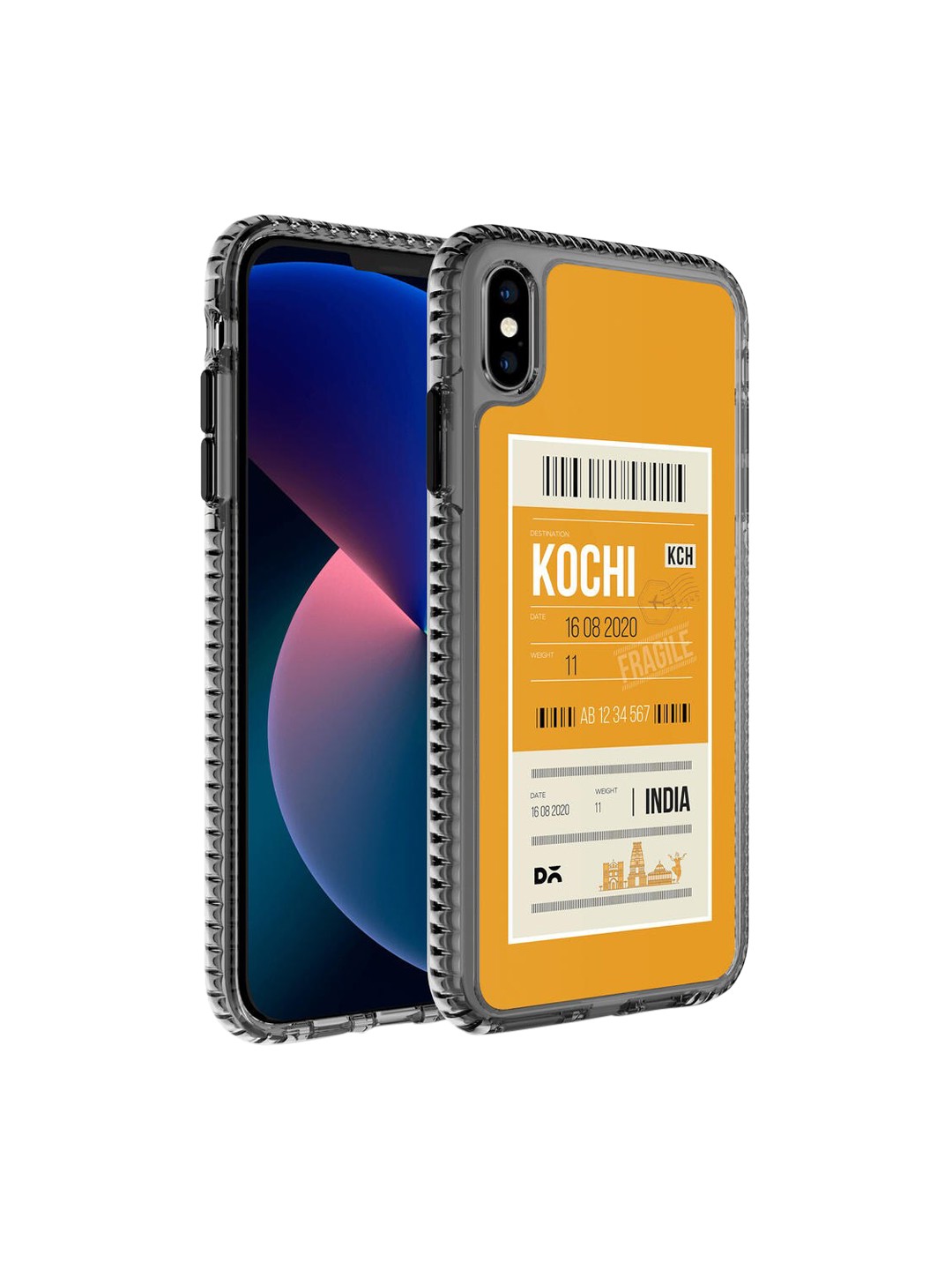

DailyObjects Multi-Colored Printed IPhone XS Max Back Case Mobile Accessories, Yellow