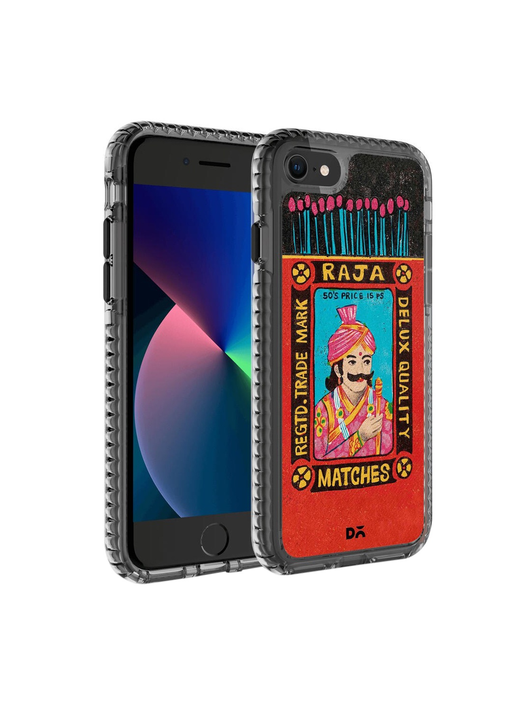 

DailyObjects Transparent & Red Printed Stride 2.0 Case Cover For iPhone 7