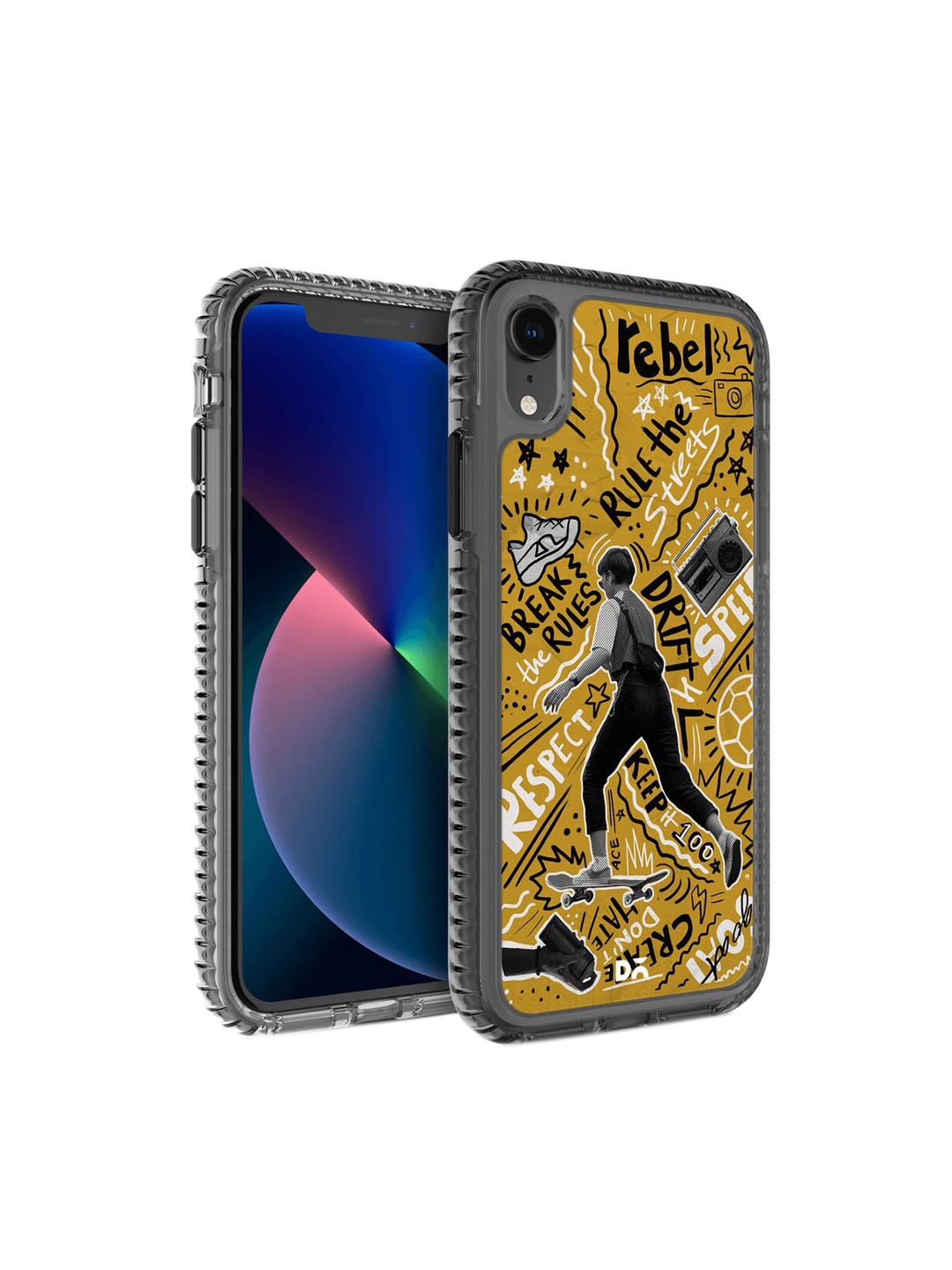 

DailyObjects Multi-Colored Printed IPhone XR Back Case Mobile Accessories
