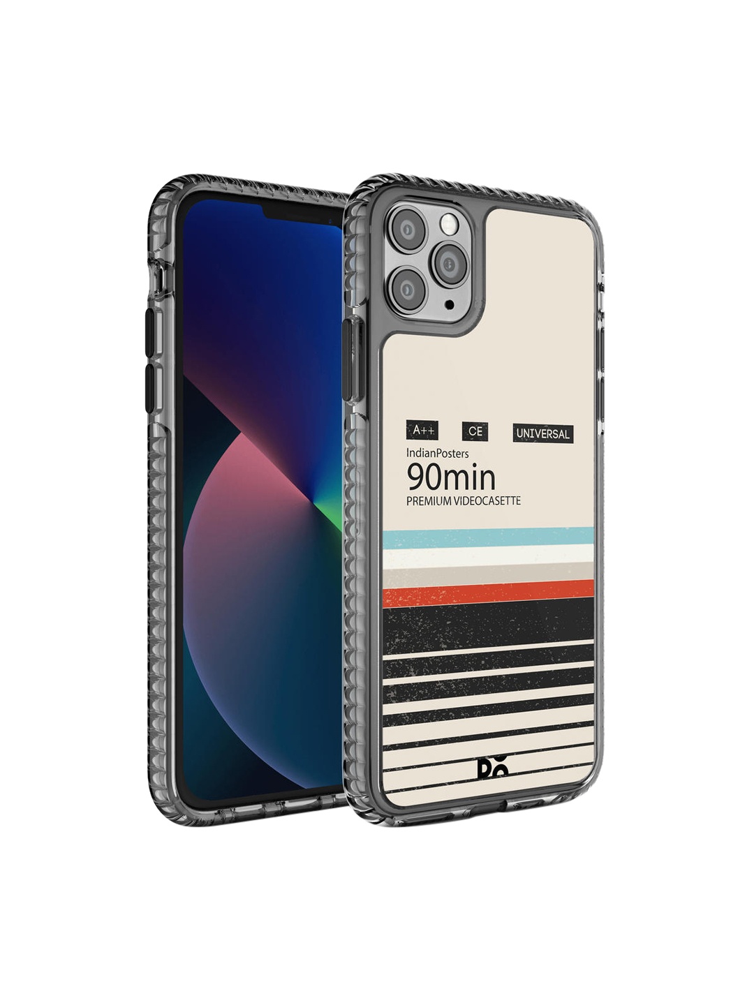 

DailyObjects Transparent & Cream Printed iPhone 11 Pro Back Case Cover