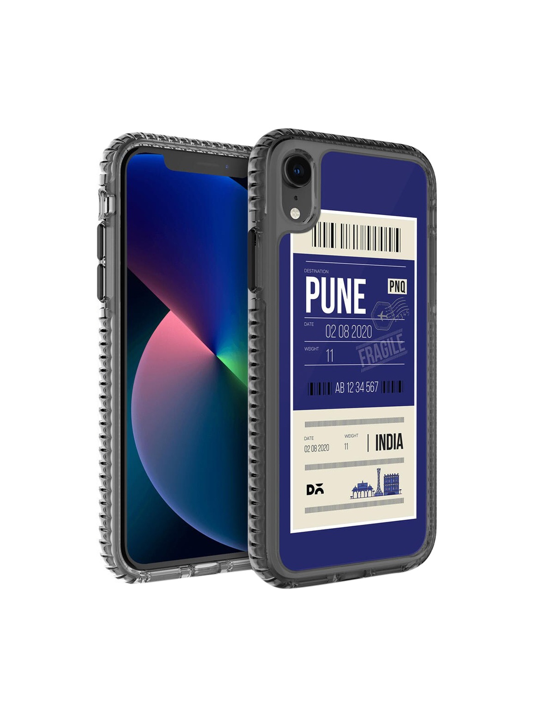 

DailyObjects Pune City Tag Stride 2.0 iPhone XR Phone Case Cover, Multi