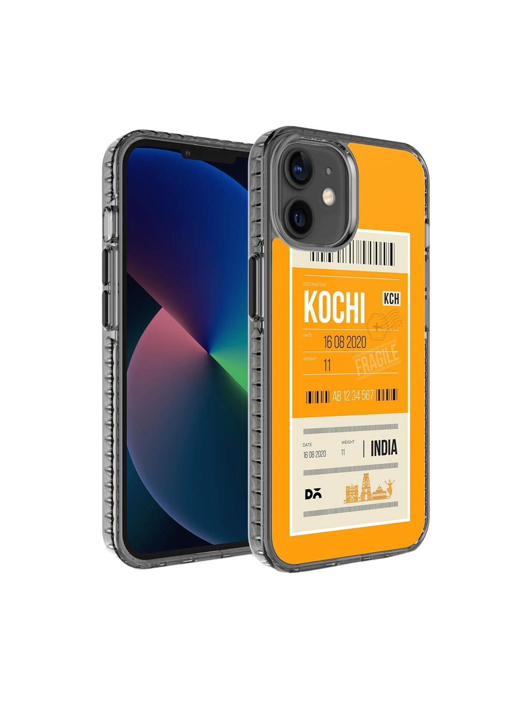 

DailyObjects Adults Yellow Printed Kochi City Tag Stride 2.0 iPhone 12 Phone Case
