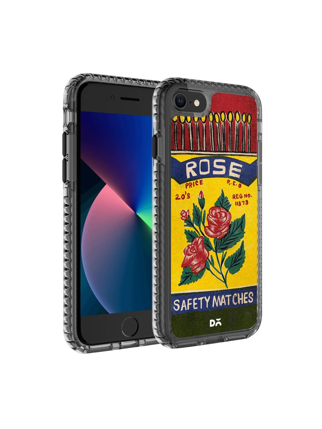 

DailyObjects Adults Multicolor Stride Rose Matchbox Printed iPhone 8 Phone Case, Multi