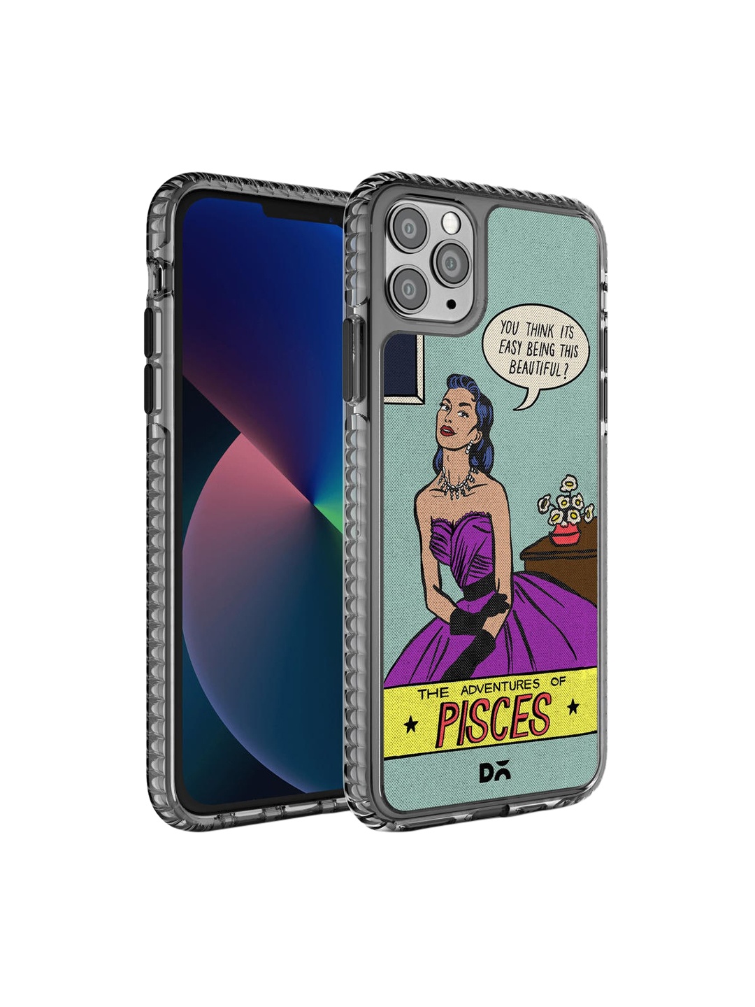 

DailyObjects Purple & Grey Stride Printed iPhone 11 Pro Max Phone Case