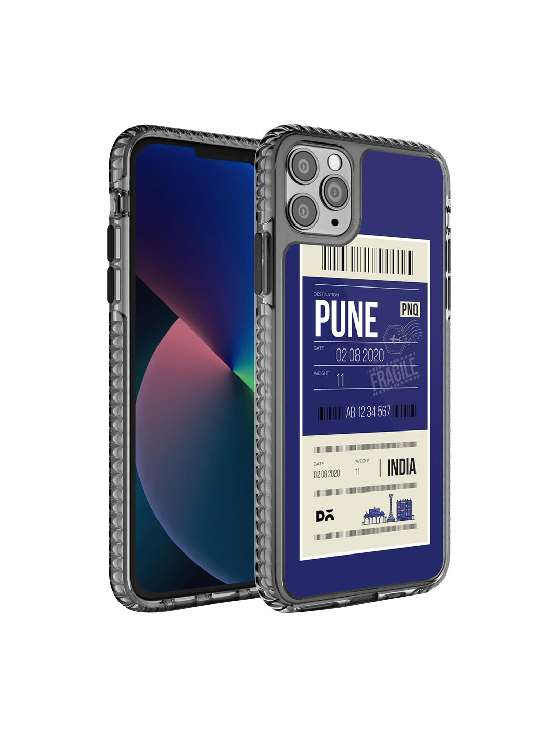 

DailyObjects Blue & White Stride Printed iPhone 11 Pro Phone Case