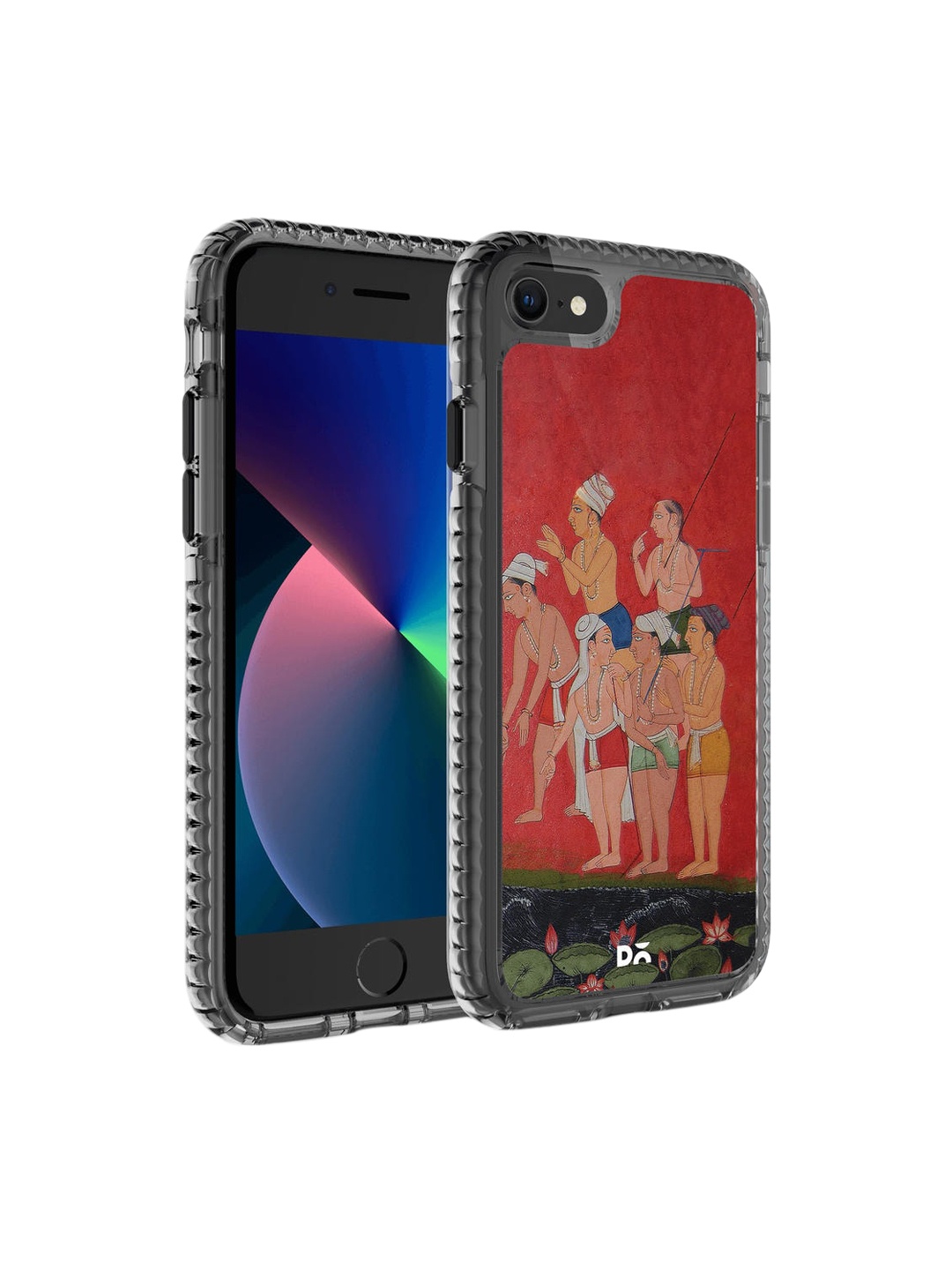 

DailyObjects Red & Beige Stride Printed iPhone 7 Phone Case
