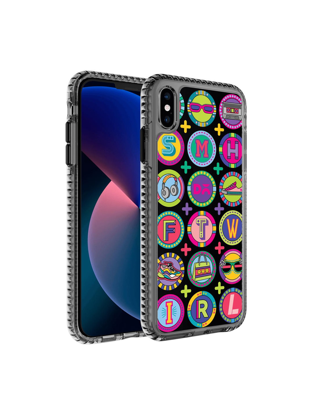 

DailyObjects Adults Multicolor Stride Printed iPhone X Phone Case, Multi