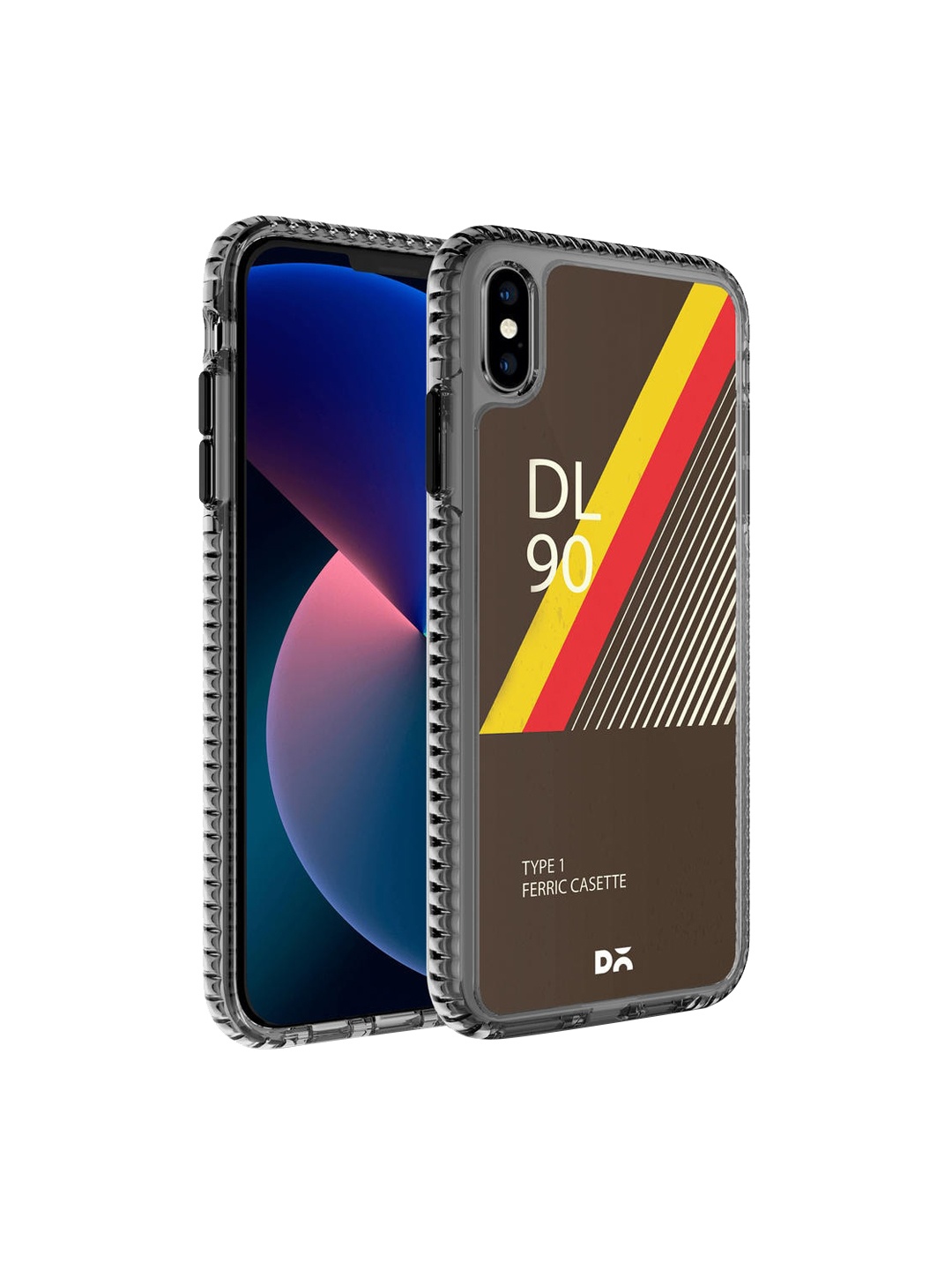 

DailyObjects Black & Brown Made With Love Premium Stride iPhone XS Back Case