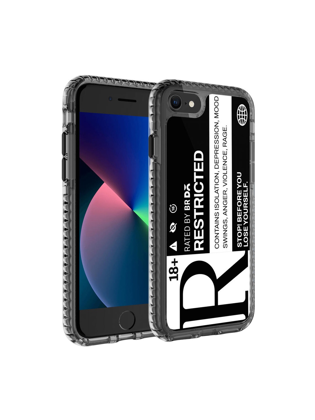 

DailyObjects Black & White Printed Restricted Stride 2.0 iPhone 7 Phone Case