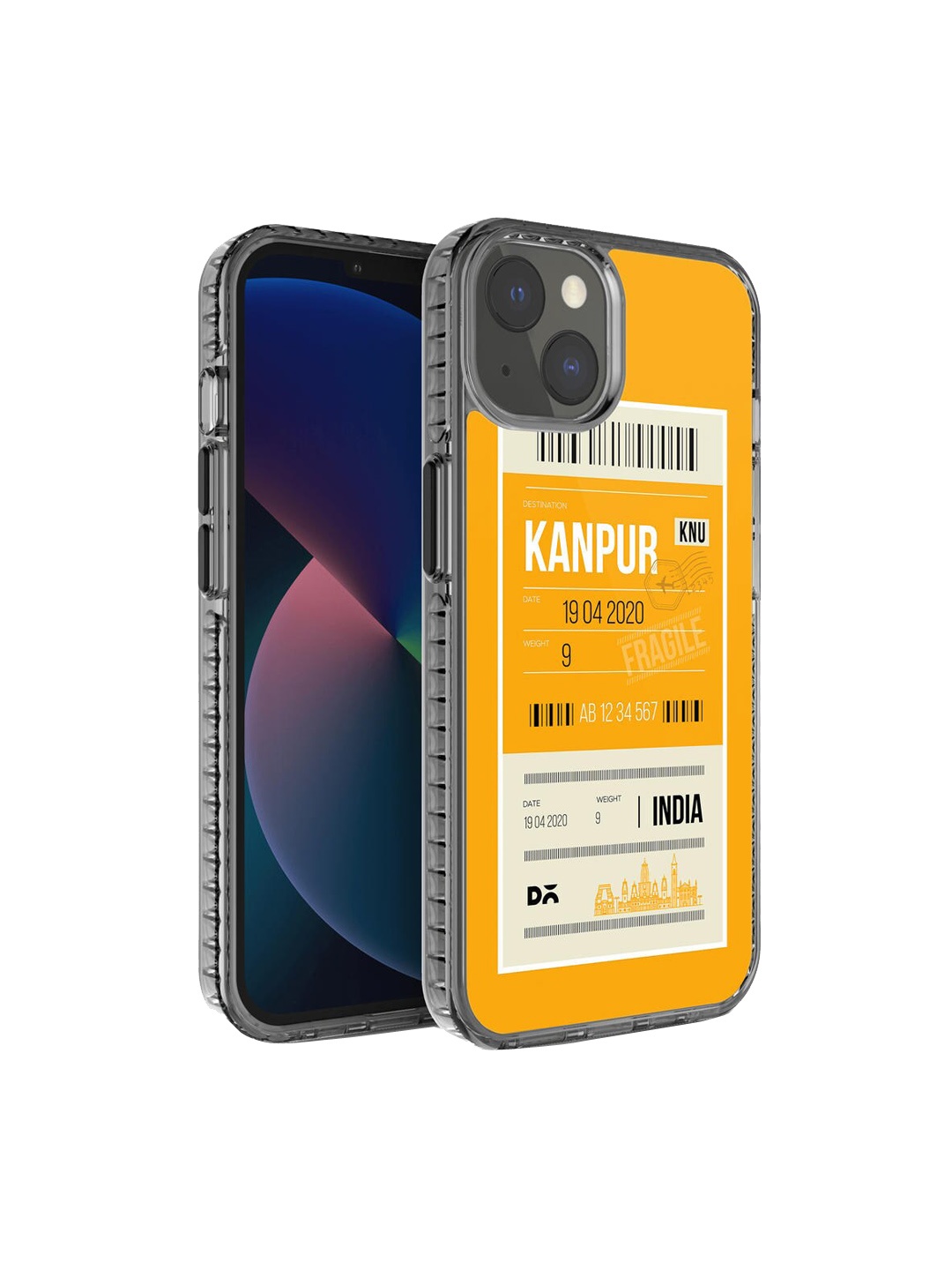 

DailyObjects Yellow & White Printed Kanpur City iPhone 13 Mini Phone Case