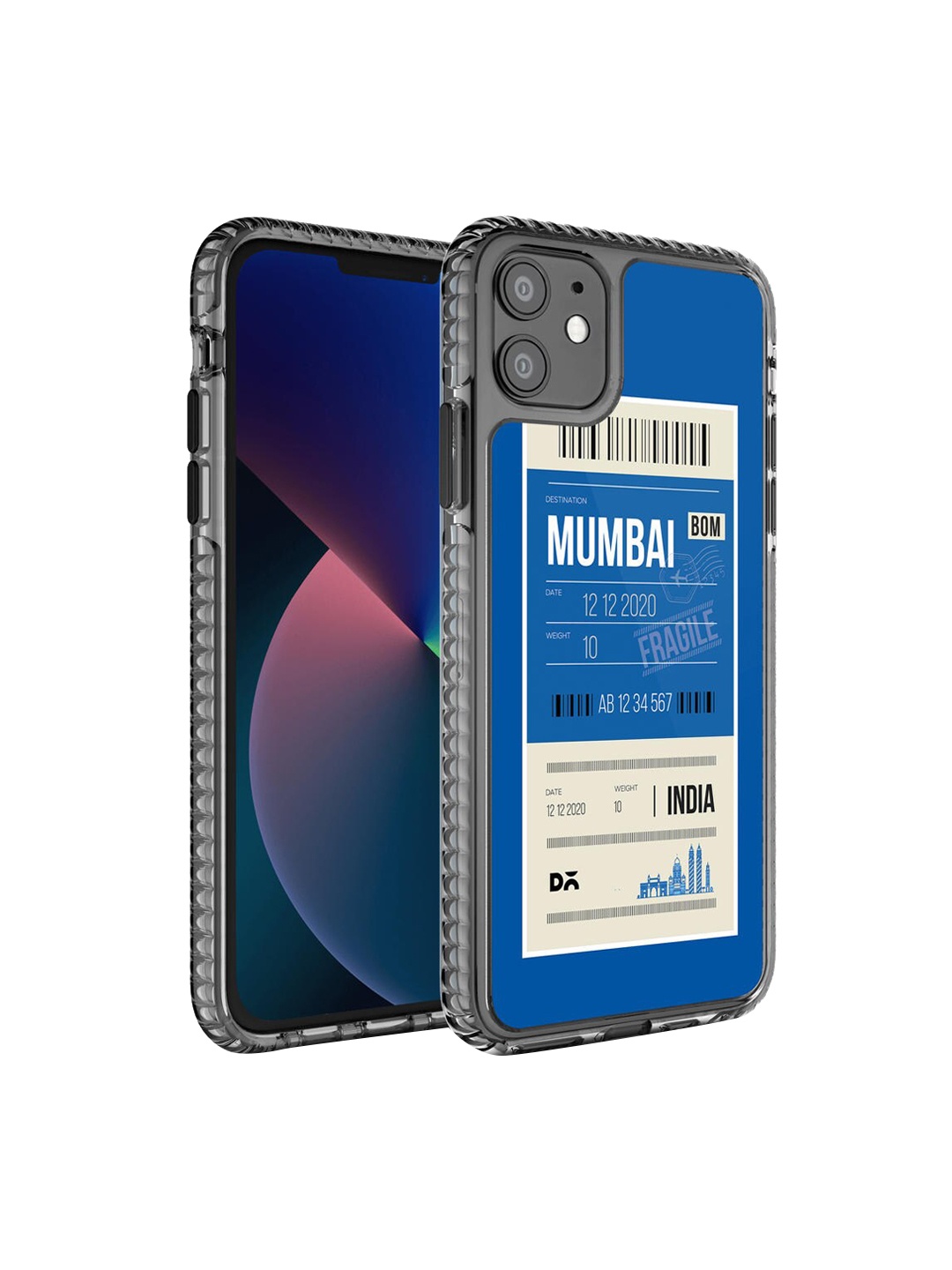 

DailyObjects Blue Printed Mumbai City Tag Stride 2.0 iPhone 11 Phone Case