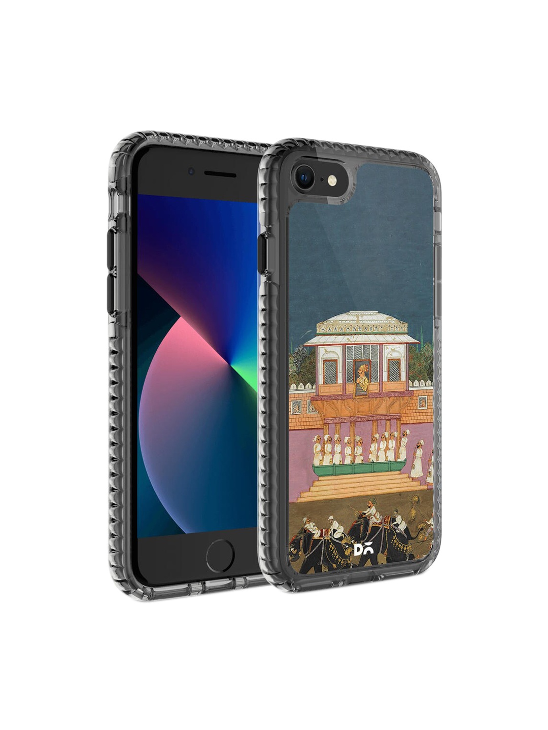 

DailyObjects Multi-Coloured Printed Royal Parade iPhone 7 Phone Case, Blue