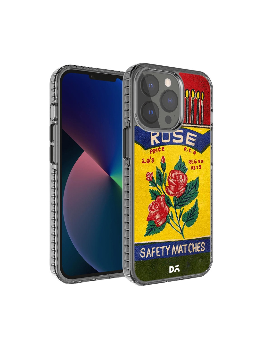 

DailyObjects Red & Yellow Rose Matchbox iPhone 13 Pro Back Case